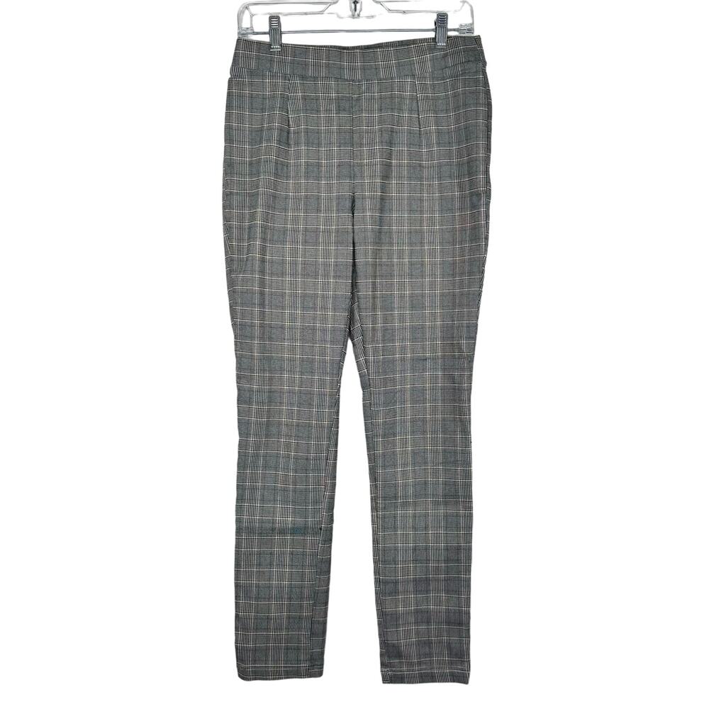 DKNY Plaid Straight Leg Ankle Pull On Pants 10 - Picture 11 of 11